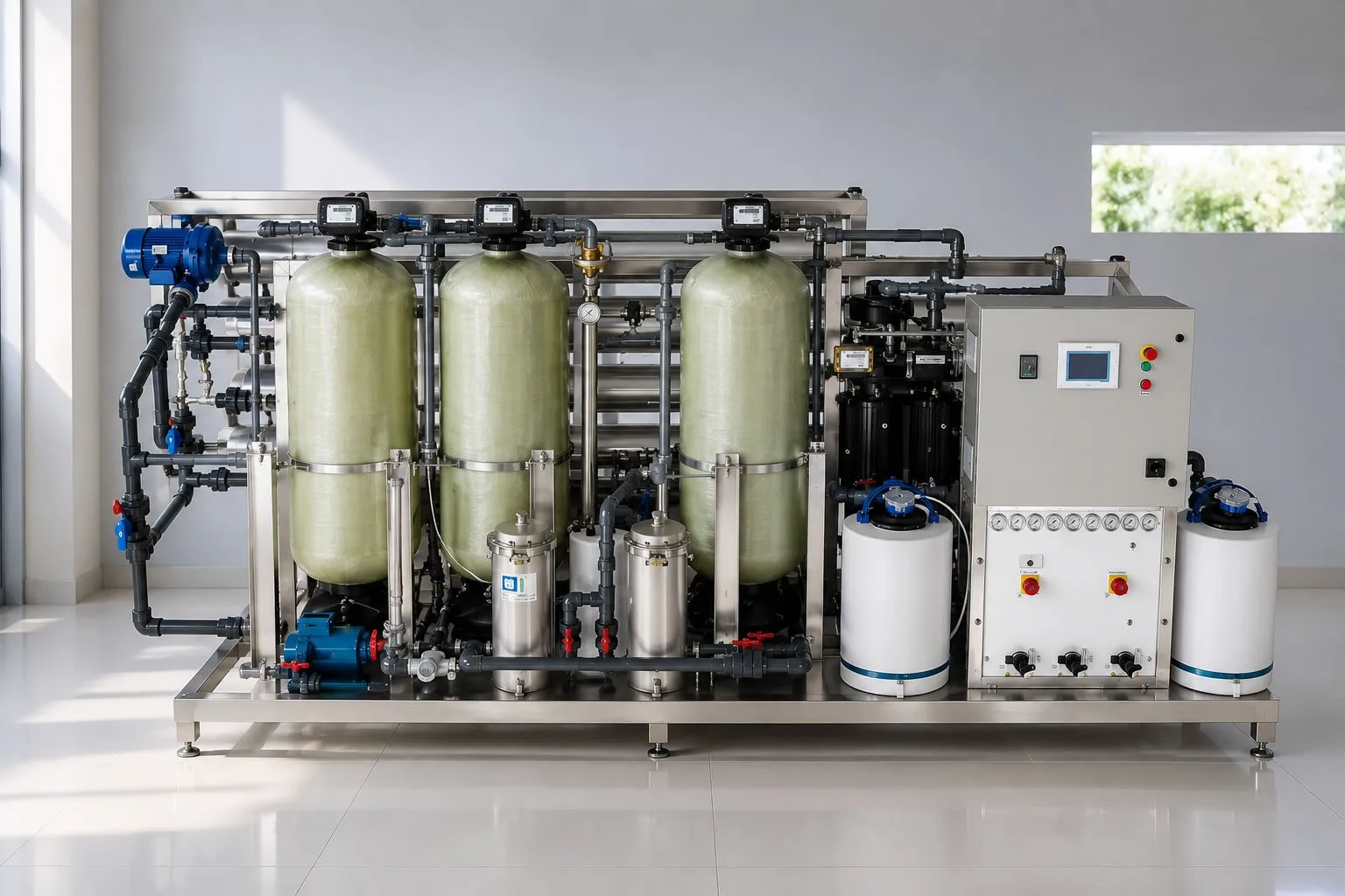 Sistema industrial de tratamiento de agua Aqua Hunza